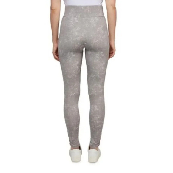 Mexx Women's Leggings Washed Tie Dye Ruched Grey High Rise Waist Size XS - Picture 14 of 14